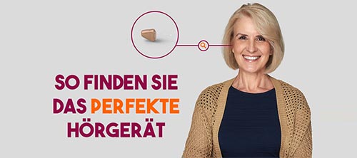 Frau mit Hörgeräten