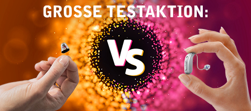 Große Testaktion: InSides vs. klassische Hörgeräte